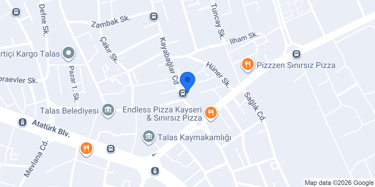 TALAS TUR ÖĞRENCİ SERVİSİ konumu