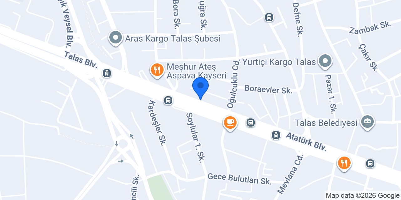 CİĞERCİ ERGÜL TALAS konumu