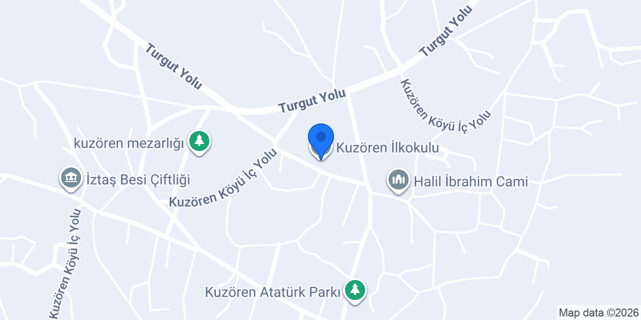 Kuzören İlkokulu konumu