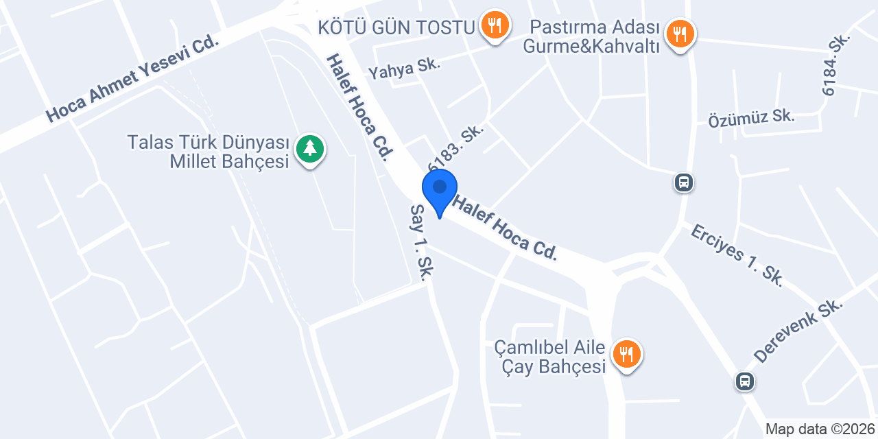 Tugay yıldız çay evleri konumu