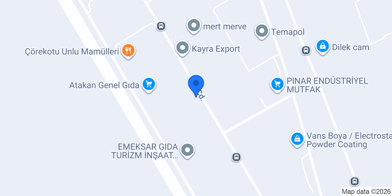 Emek Gıda LTD. ŞTİ. konumu
