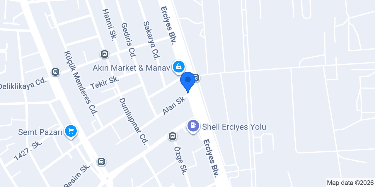 Bahcivan Tarim Market konumu