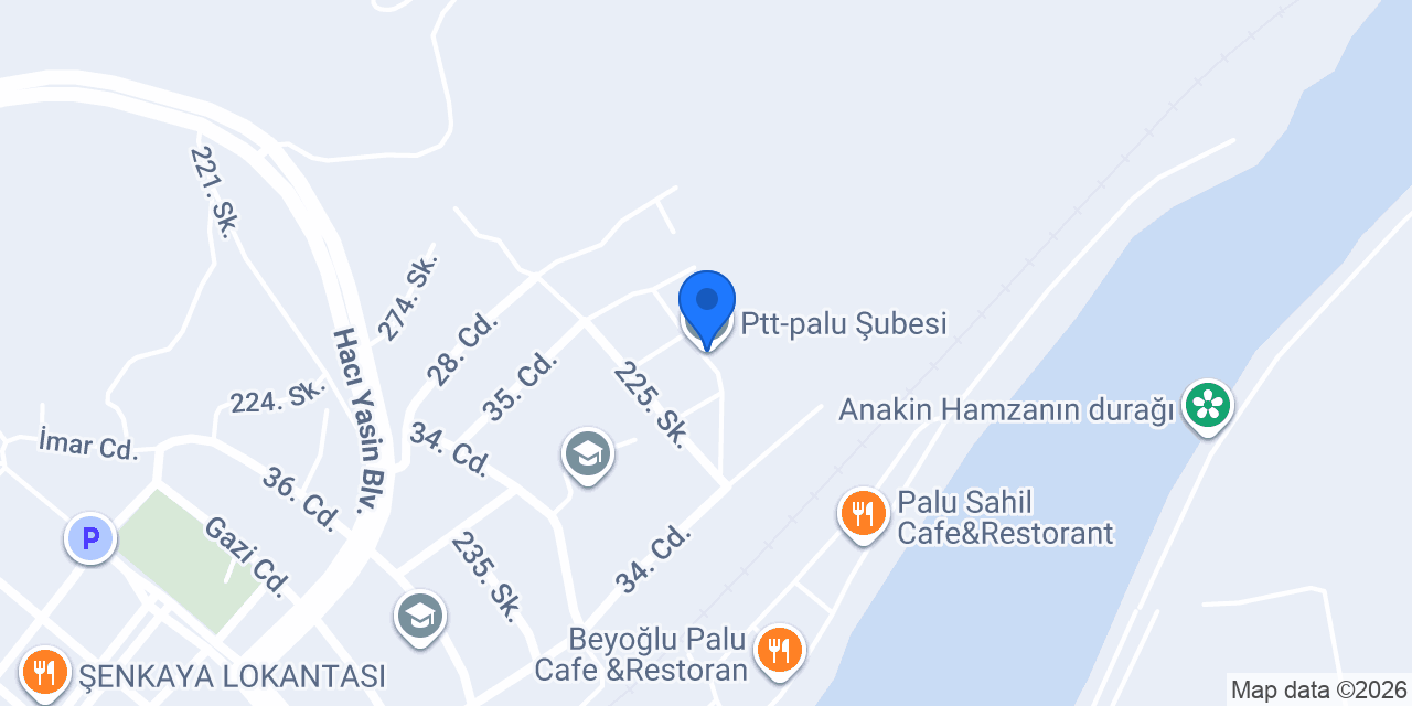 Ptt-palu Şubesi konumu