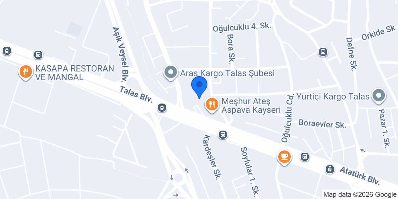Maydonoz Döner Talas Yenidoğan konumu