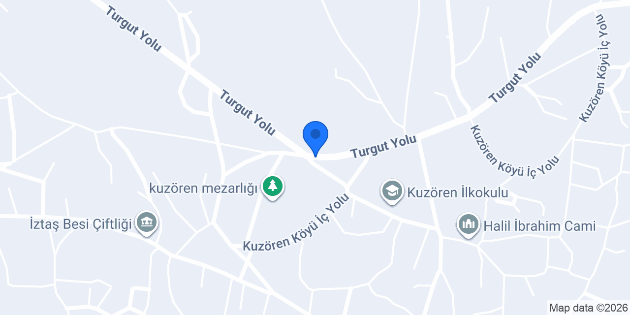 Kuzören Sağlık Ocağı konumu