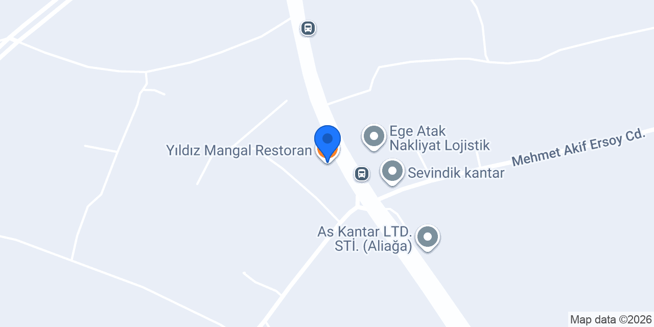 Yıldız Mangal Restoran konumu