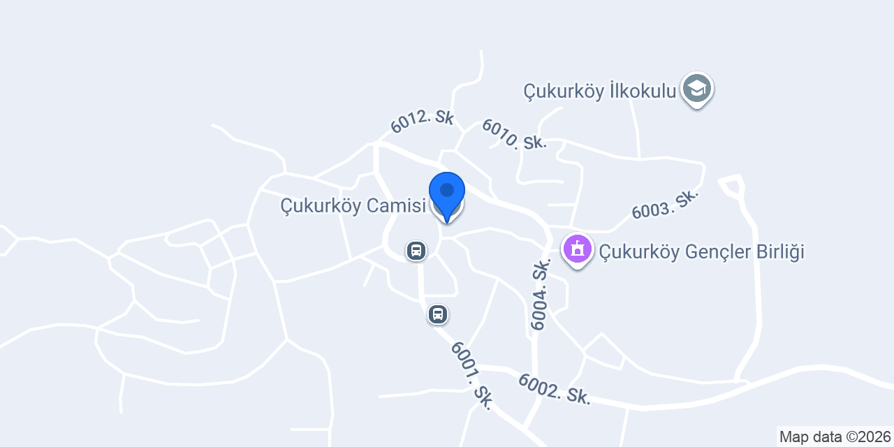 Çukurköy Camisi konumu
