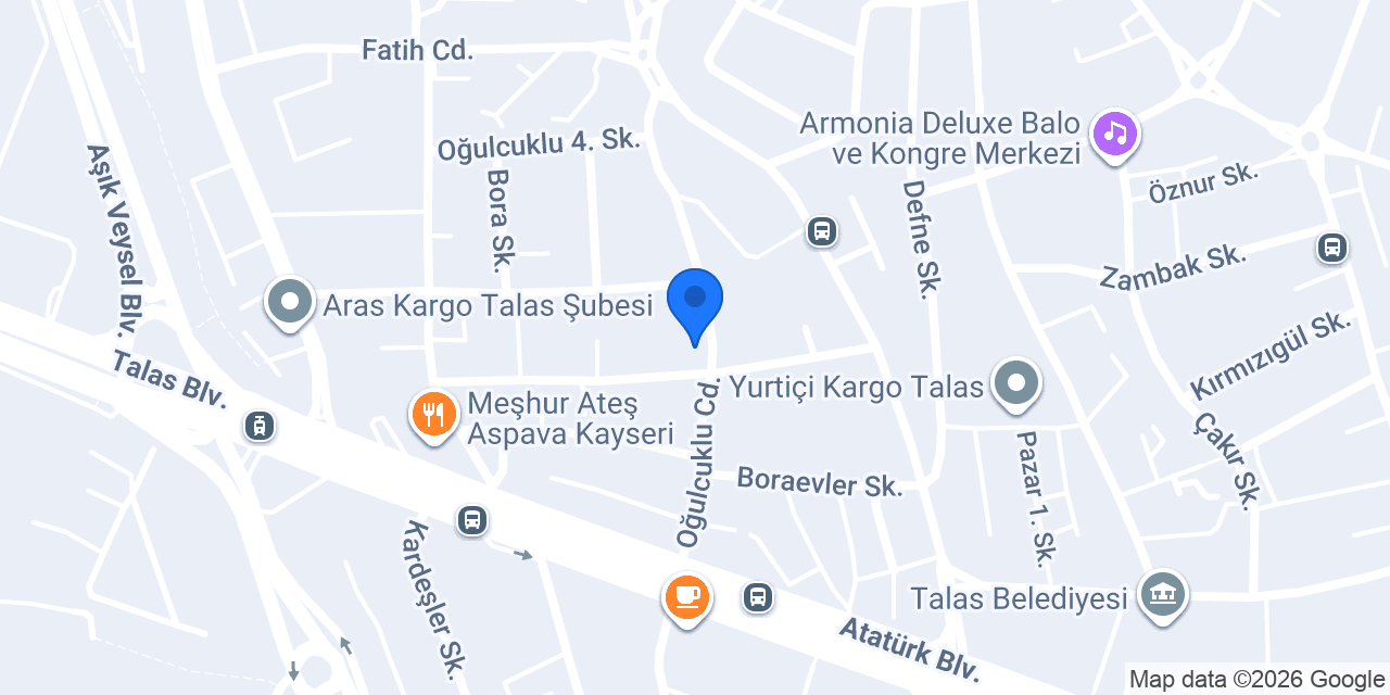 Damat Erkek Kuaförü konumu