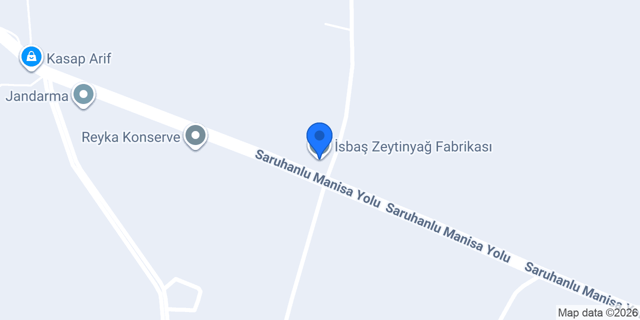 İsbaş Zeytinyağ Fabrikası konumu