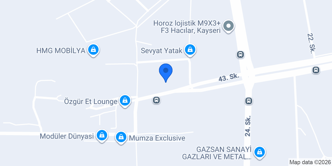 GÜNGÖR KAUÇUK A.Ş konumu