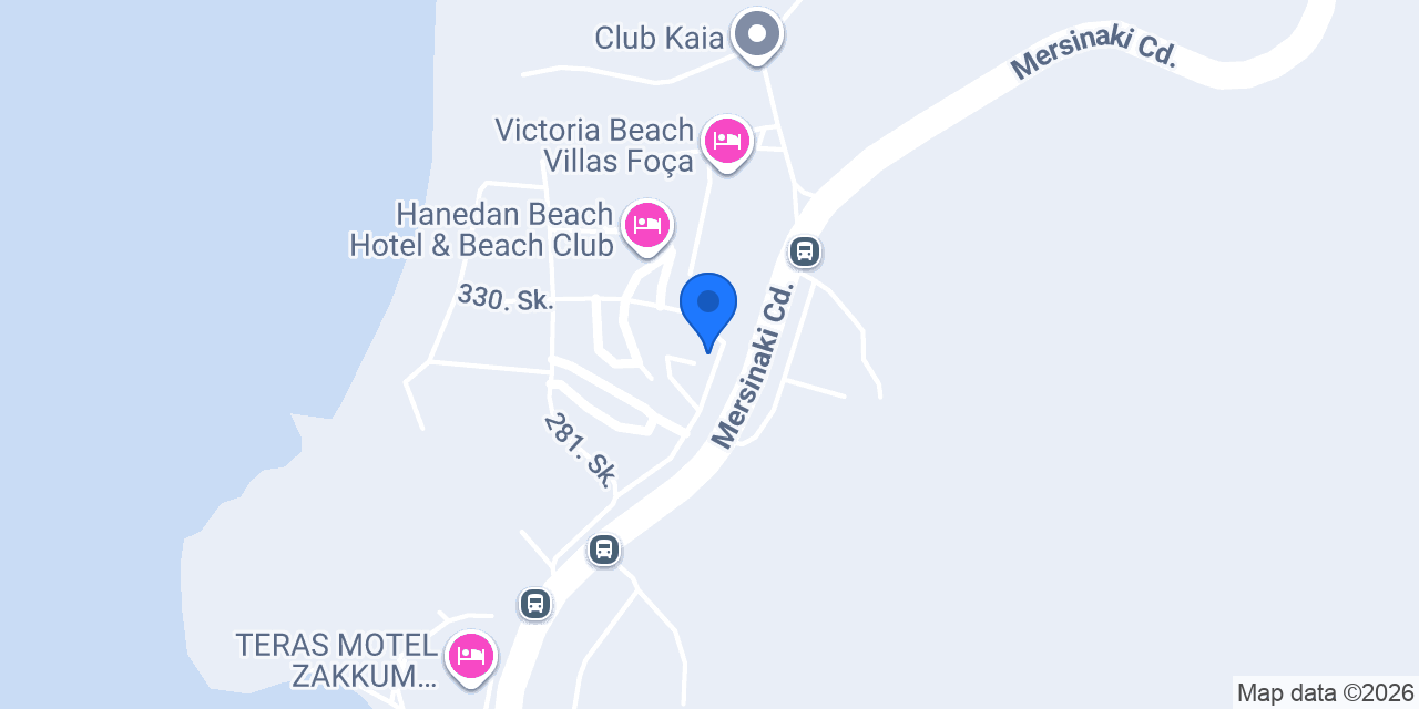 Dream Beach Villas Foça konumu