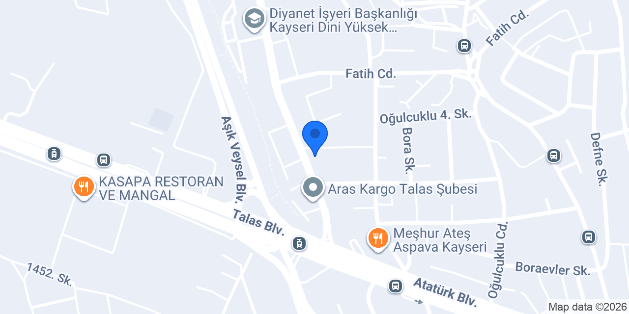Krapell Cafe - Talas konumu