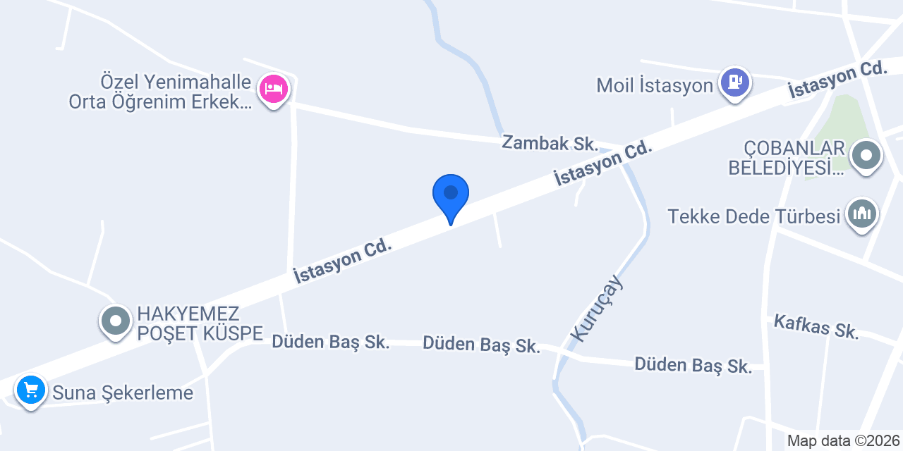 Uğur Veteriner Kliniği konumu