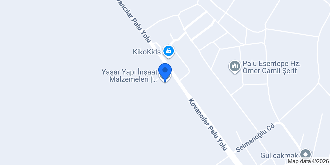 Yaşar Yapı İnşaat Malzemeleri | ÖZTÜRKMENLER konumu