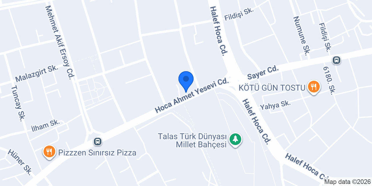 Çiçek Abbas Kayseri konumu