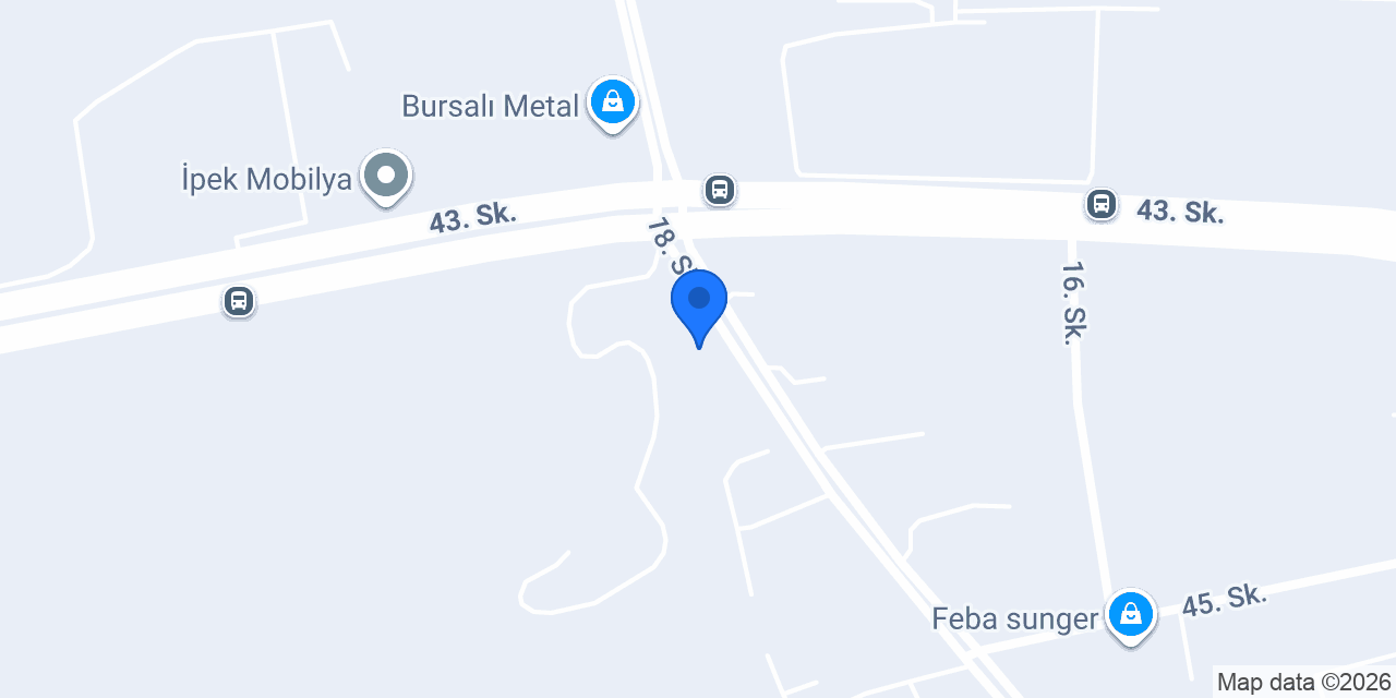 Beyaz Çelik Kapı Sistemleri konumu