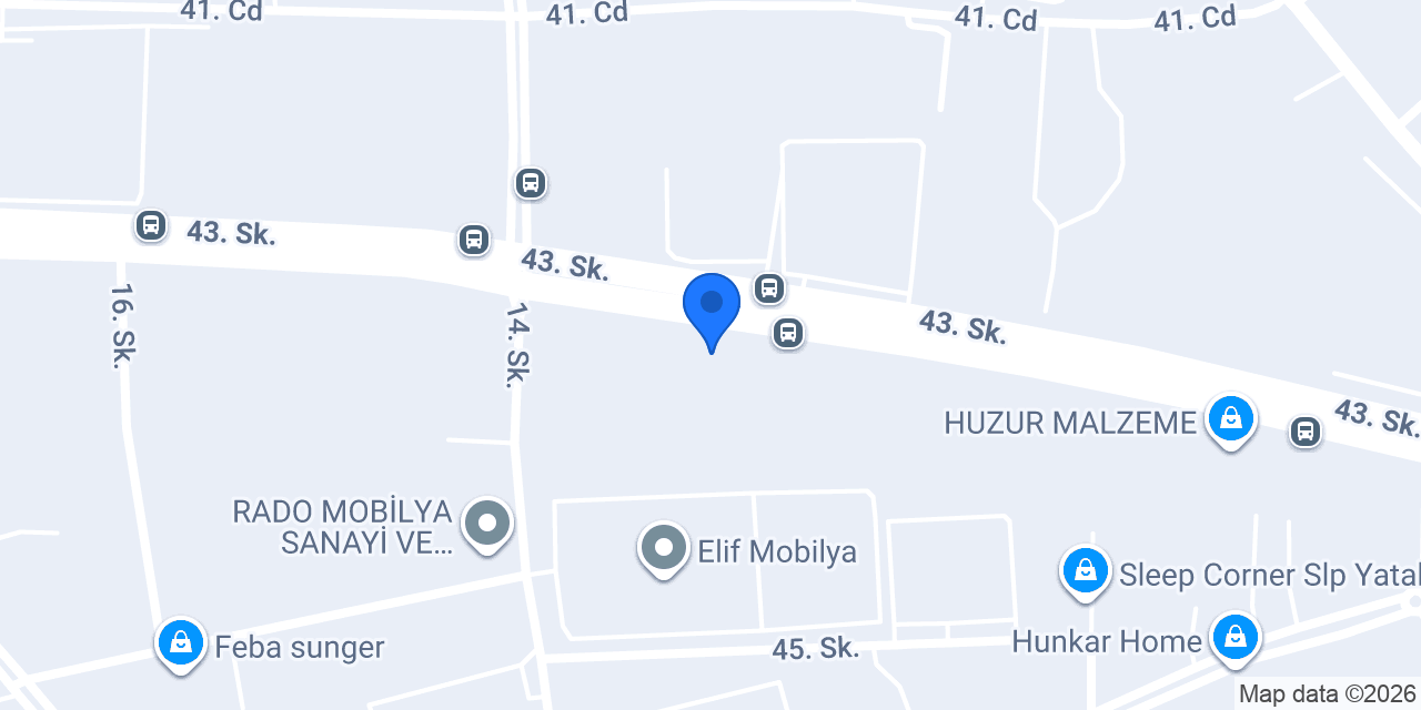 İzgi Home Mobilya konumu