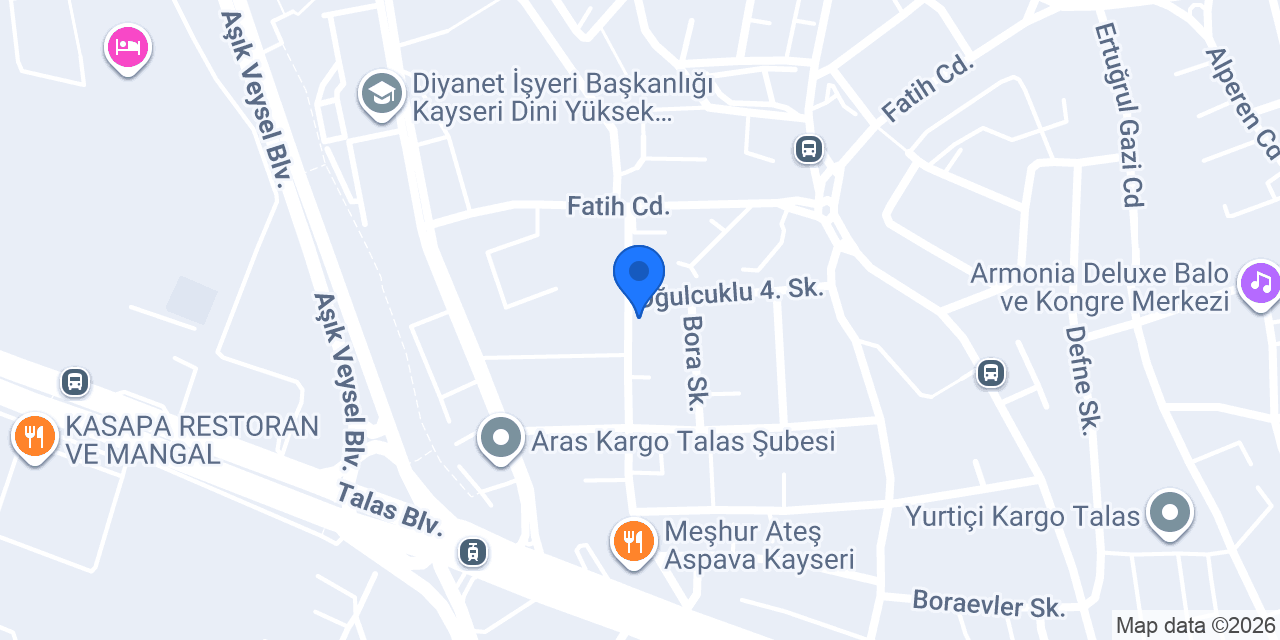 The Lava Coffee Talas Şubesi konumu