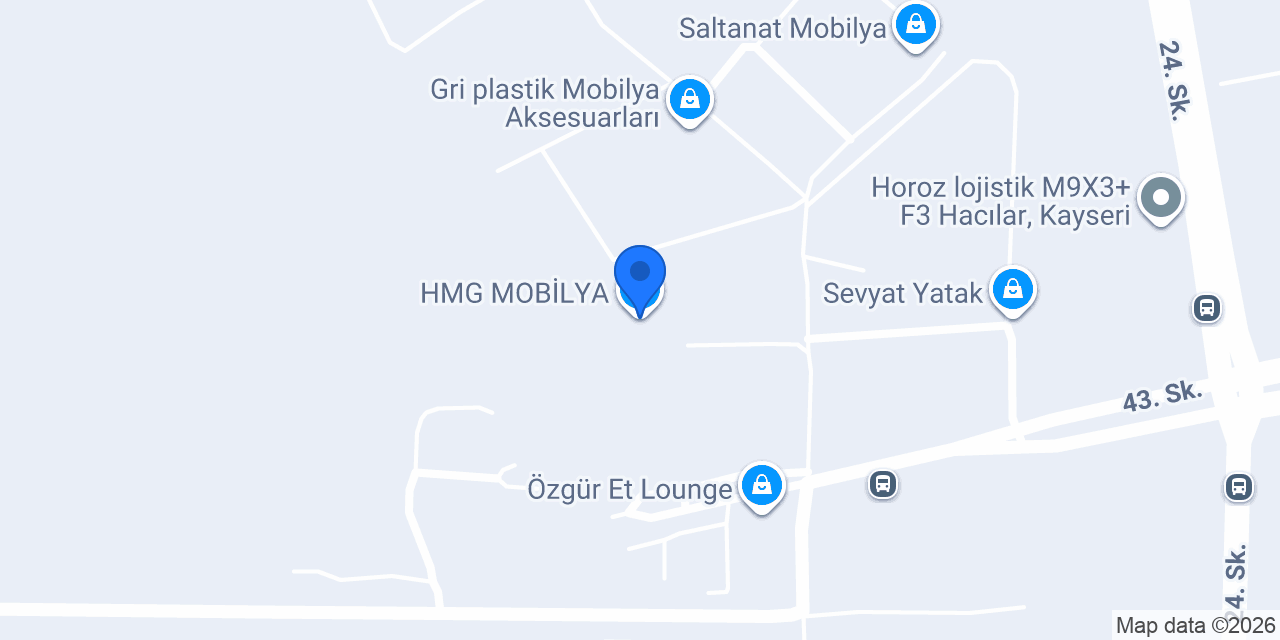 HMG MOBİLYA konumu