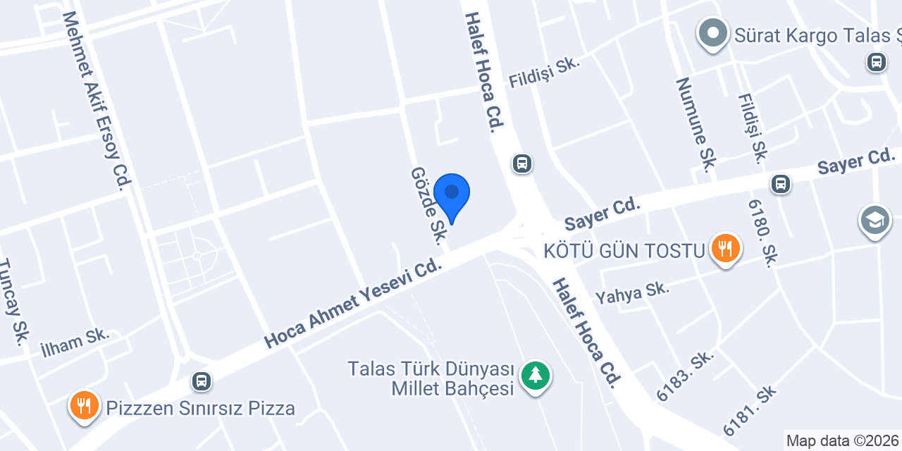 Kayseri Talas Kombi Şofben Servisi [ Alper Ticaret ] konumu