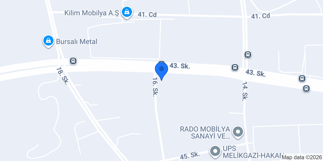 BAKTIROĞLU MOBILYA FABRIKA konumu