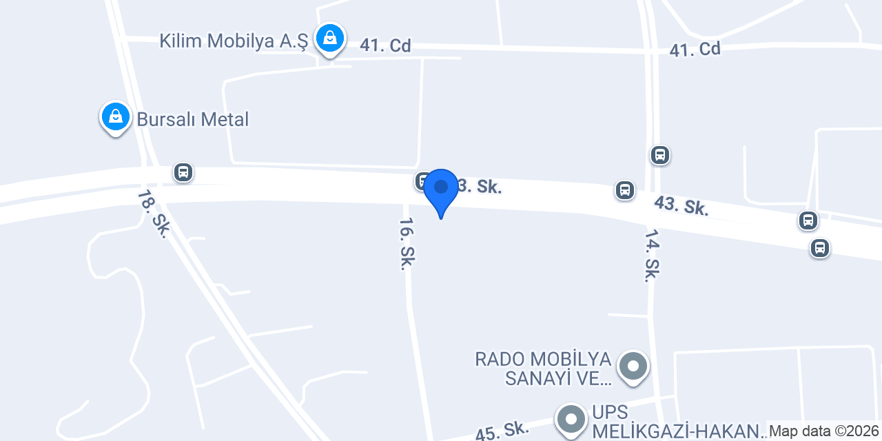 Lila Mobilya konumu