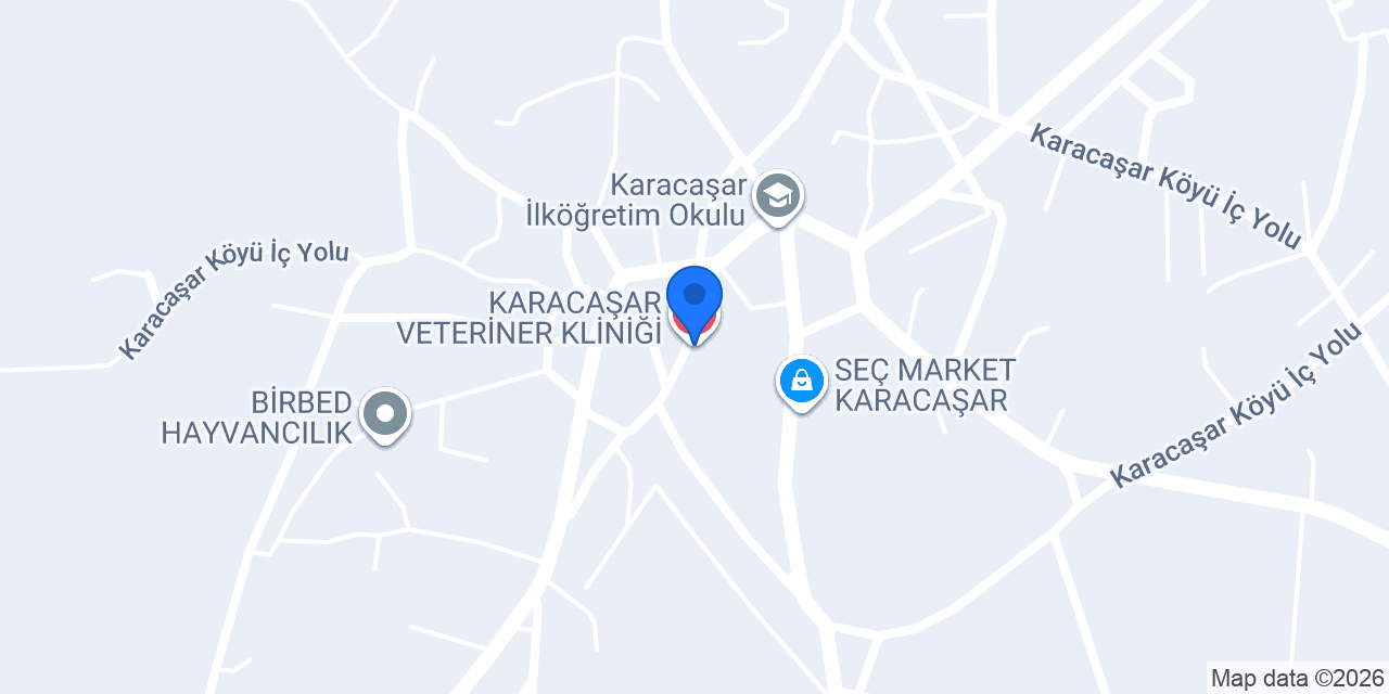 KARACAŞAR VETERİNER KLİNİĞİ konumu
