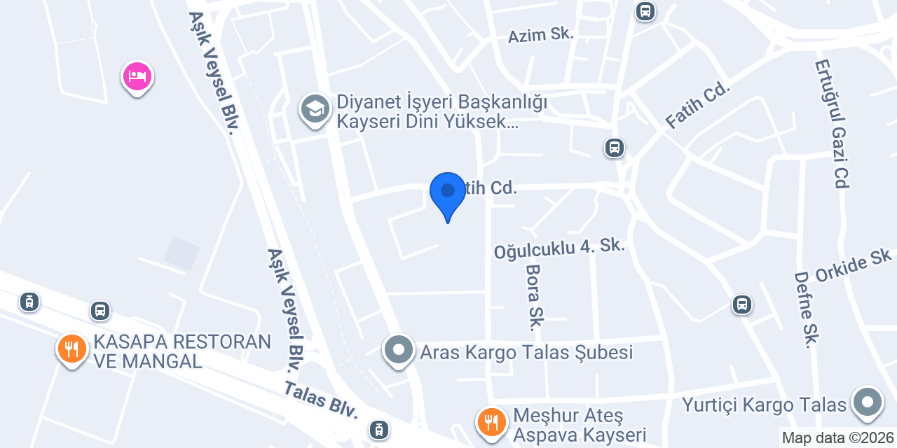 Rauf Denktaş Ortaokulu konumu