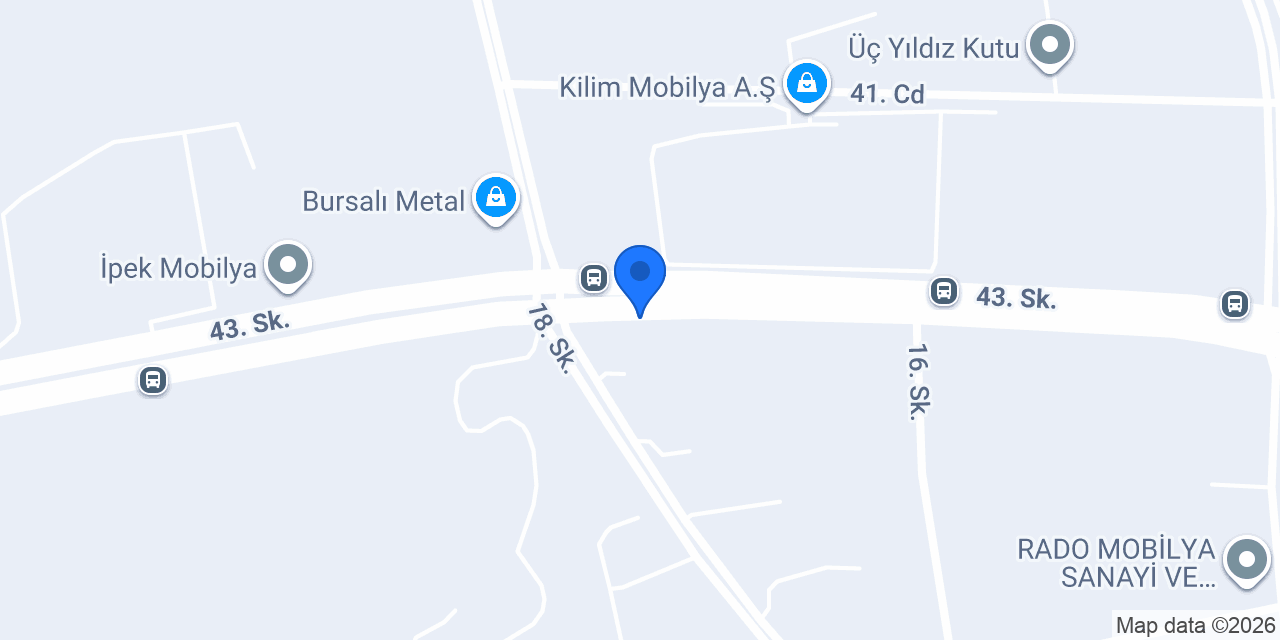 Halil Seyhan Malzemecilik Mobilya konumu