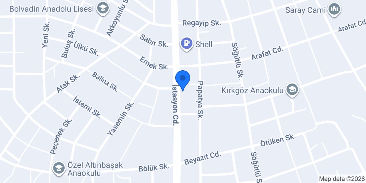 Otağ Mobilya konumu