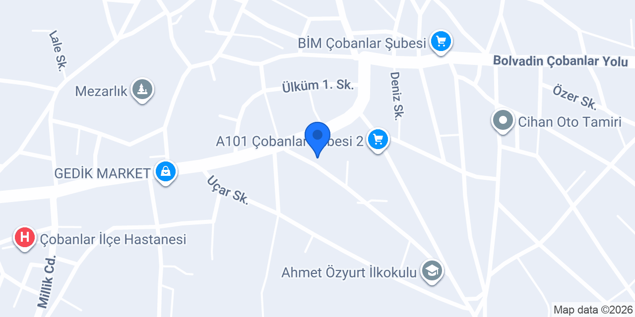 Özer Mobilya konumu