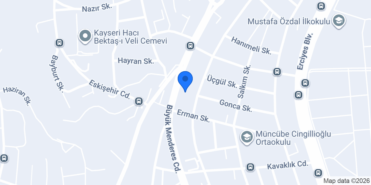 YK yapı ve dekorasyon konumu
