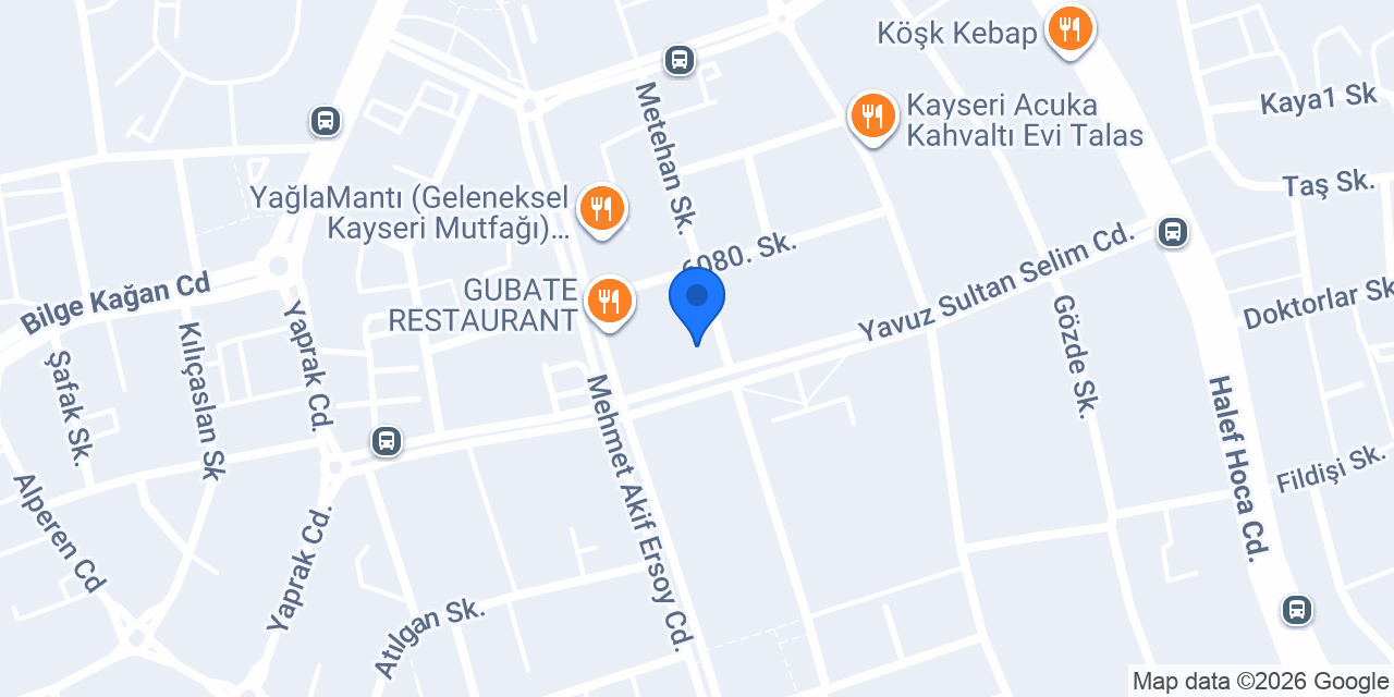 Susam Pizza Krep konumu