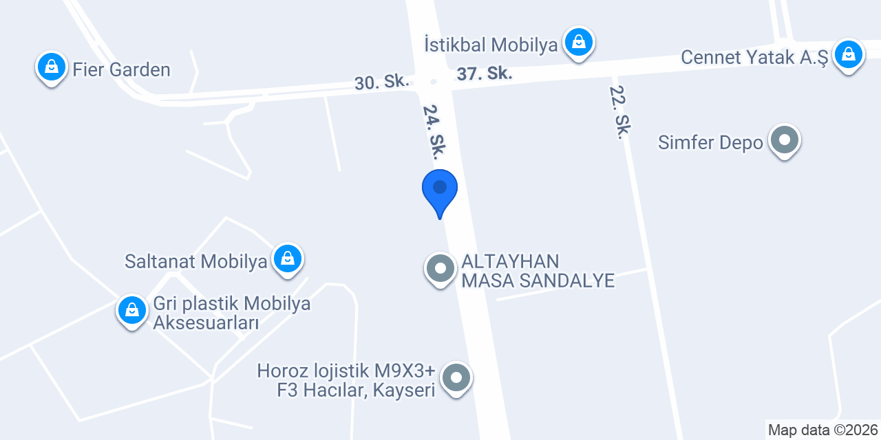 Boran Mobilya Export konumu