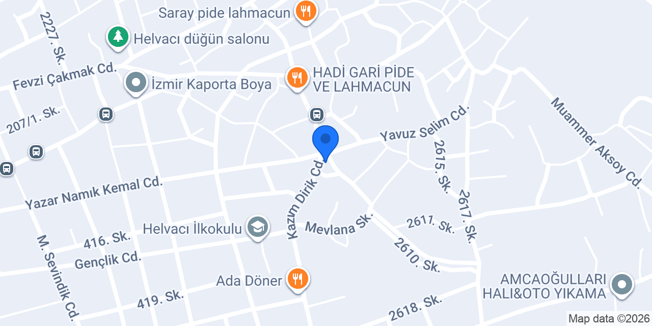 Alçimart Çim Çit konumu