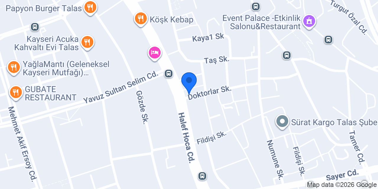 Melikşah 2 Taksi konumu