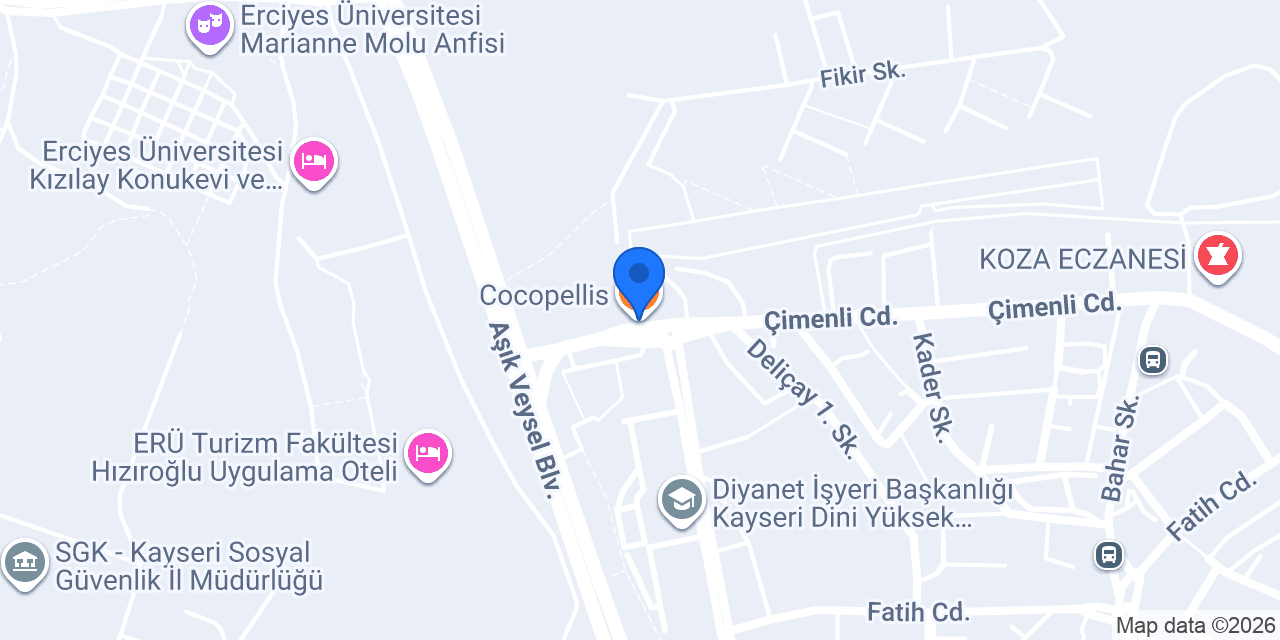 Cocopellis konumu