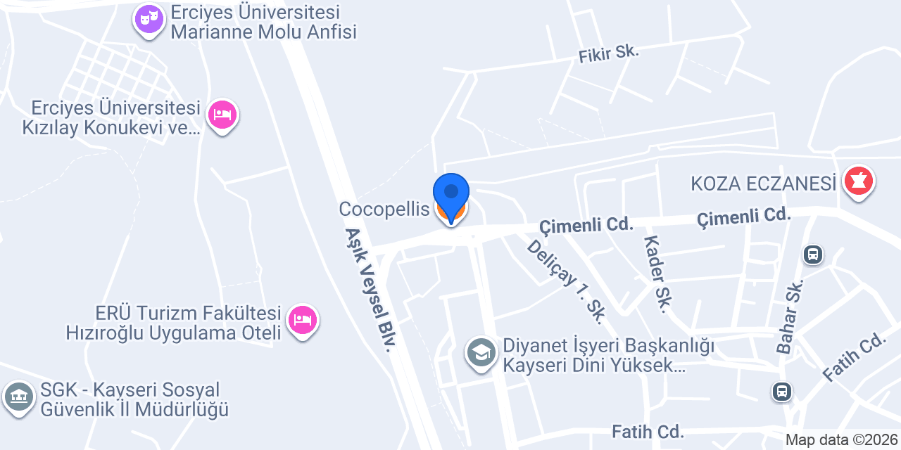 Kerime Yıldız Cilt & Terapi konumu
