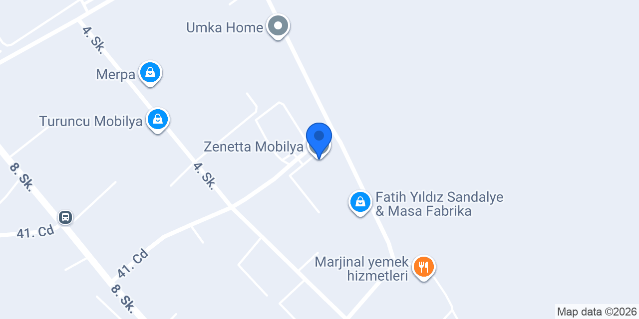 Zenetta Mobilya konumu