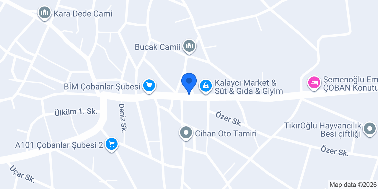 Ramazan Buldan Hırdavat Boya Şube 2 konumu