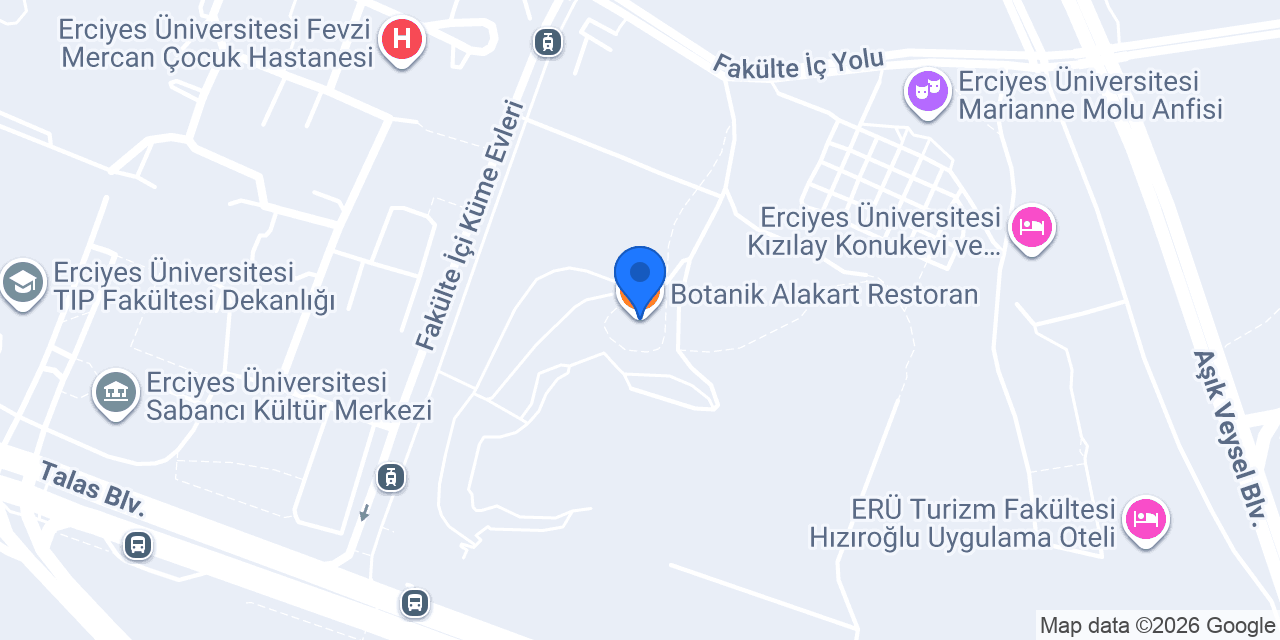 Botanik Alakart Restoran konumu