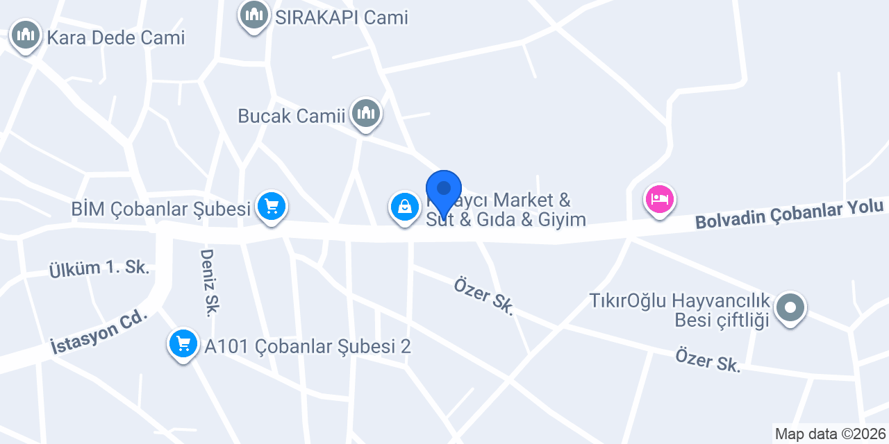 Enes Makina Sanayii konumu