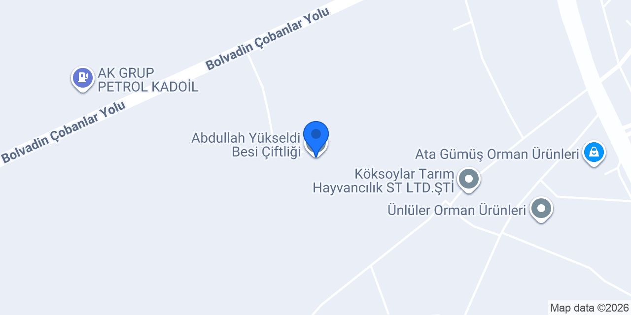 Abdullah Yükseldi Besi Çiftliği konumu