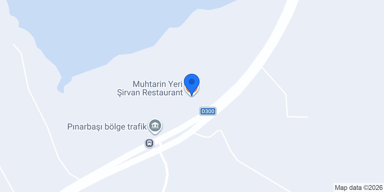 Muhtarin Yeri Şirvan Restaurant konumu