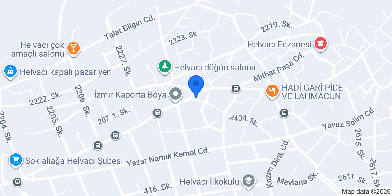 Helvacı Ekmek Fırını konumu