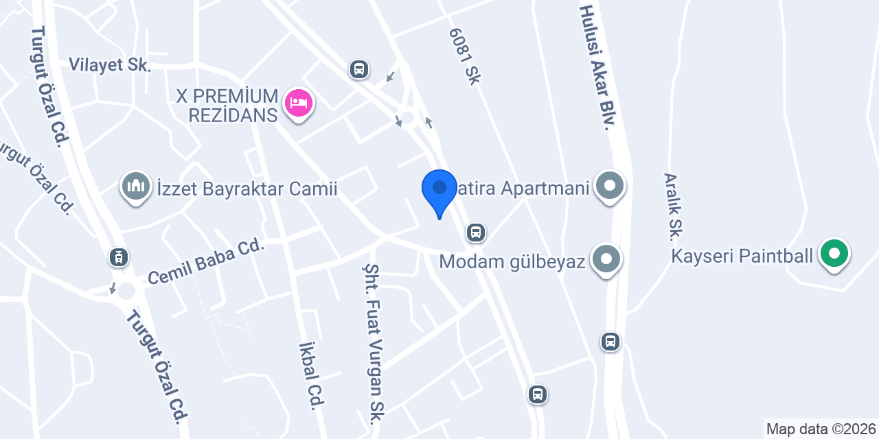 Seç Market Talas Anayurt Şubesi konumu