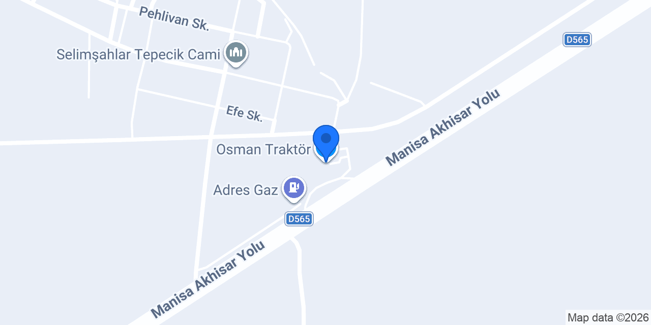 Osman Traktör konumu