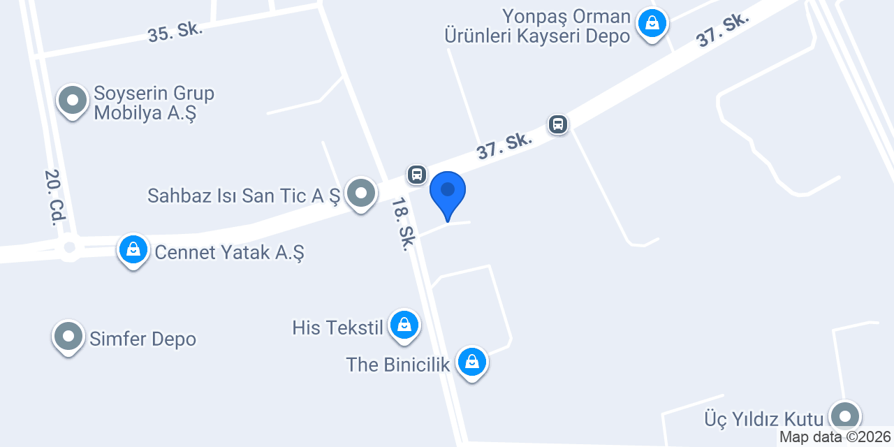 Haliç Mobilya konumu