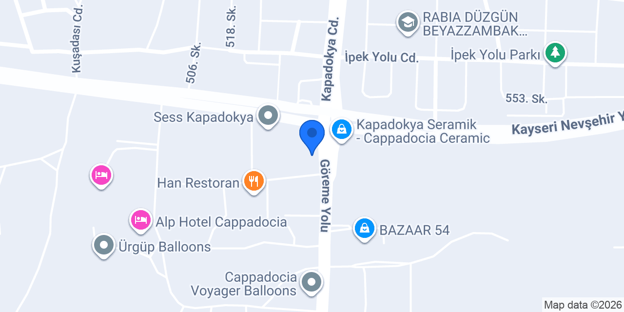 Venessa Seramik konumu