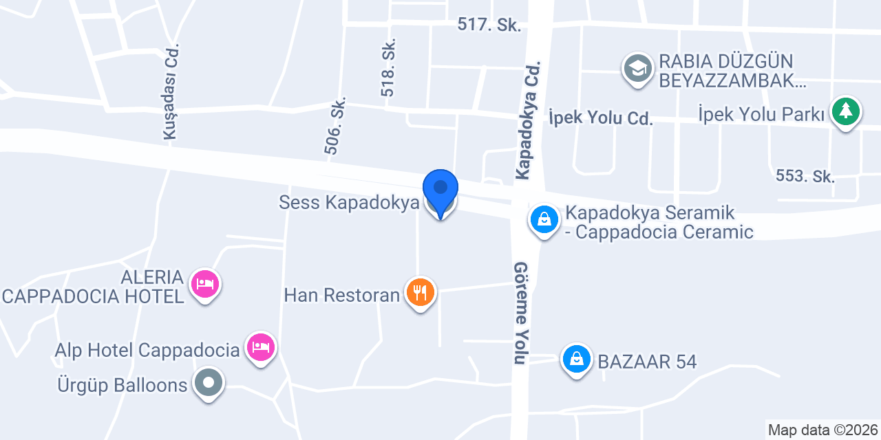 Sess Kapadokya konumu